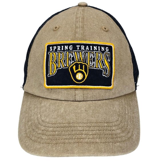 Milwaukee Brewers Hat Spring Training Snapback MLB Baseball Trucker Cap 47 Brand - Picture 2 of 6
